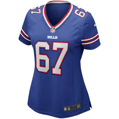 NFL Buffalo Bills Kent Hull Women's Game Retired Player Jersey
