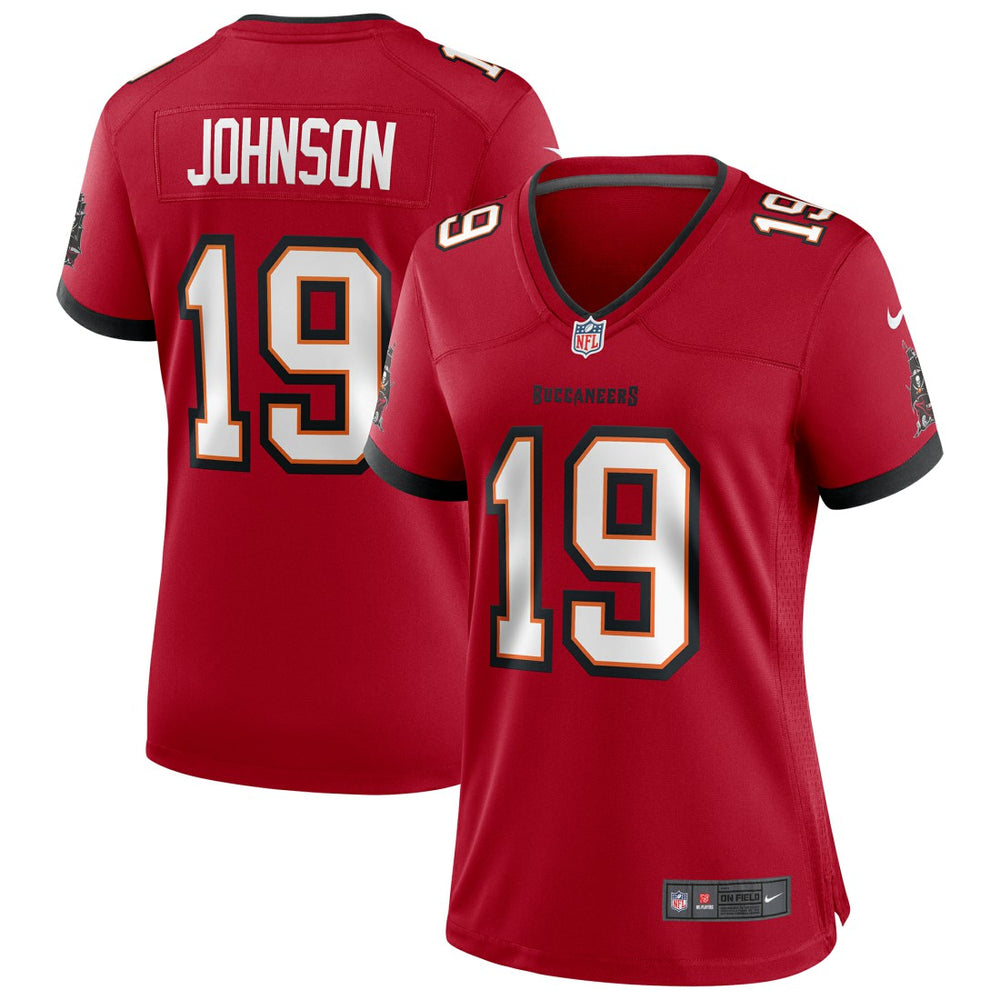 NFL Tampa Bay Buccaneers Keyshawn Johnson Women's Game Retired Player Jersey