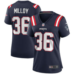 NFL New England Patriots Lawyer Milloy Women's Game Retired Player Jersey