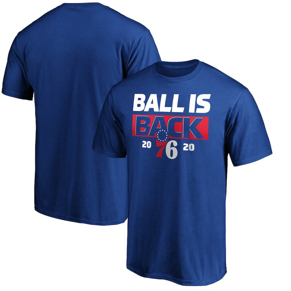 Philadelphia 76ers Ball Is Back T-Shirt - Royal outlet