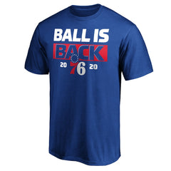 Philadelphia 76ers Ball Is Back T-Shirt - Royal outlet