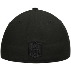 NFL Atlanta Falcons Alternate Logo Black on Black Low Profile 59FIFTY II Fitted Hat