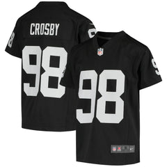 NFL Las Vegas Raiders Maxx Crosby Youth Game Jersey