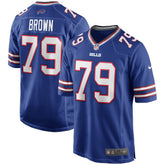 NFL Buffalo Bills Ruben Brown Game Retired Player Jersey