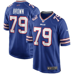NFL Buffalo Bills Ruben Brown Game Retired Player Jersey