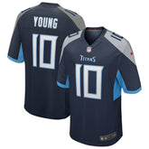 NFL Tennessee Titans Vince Young Game Retired Player Jersey