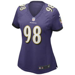 NFL Baltimore Ravens Tony Siragusa Women's Game Retired Player Jersey