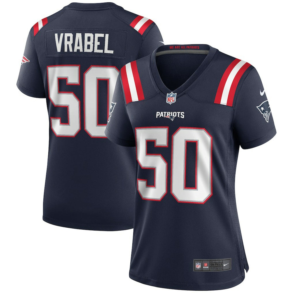 NFL New England Patriots Mike Vrabel Women's Game Retired Player Jersey