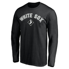 Chicago White Sox Personalized Winning Streak Name & Number Long Sleeve T-Shirt - Black