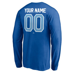 Kansas City Royals Personalized Winning Streak Name & Number Long Sleeve T-Shirt - Royal