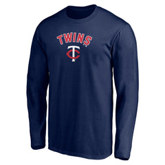 Minnesota Twins Personalized Winning Streak Name & Number Long Sleeve T-Shirt - Navy