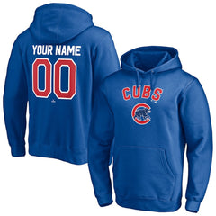 Chicago Cubs Personalized Winning Streak Name & Number Pullover Hoodie - Royal
