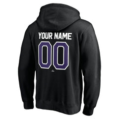 Colorado Rockies Personalized Winning Streak Name & Number Pullover Hoodie - Black