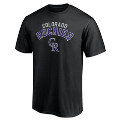 Colorado Rockies Personalized Team Winning Streak Name & Number T-Shirt - Black