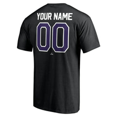 Colorado Rockies Personalized Team Winning Streak Name & Number T-Shirt - Black