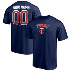Minnesota Twins Personalized Team Winning Streak Name & Number T-Shirt - Navy
