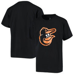 Baltimore Orioles Stitches Youth Team Logo T-Shirt - Black