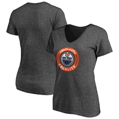Edmonton Oilers Women's #WeSkateFor V-Neck T-Shirt