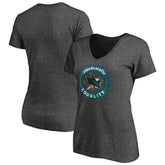 San Jose Sharks Women's #WeSkateFor V-Neck T-Shirt