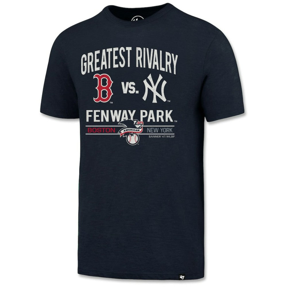 Boston Red Sox vs. New York Yankees Rivalry Scrum T-Shirt - Navy | 47 brand
