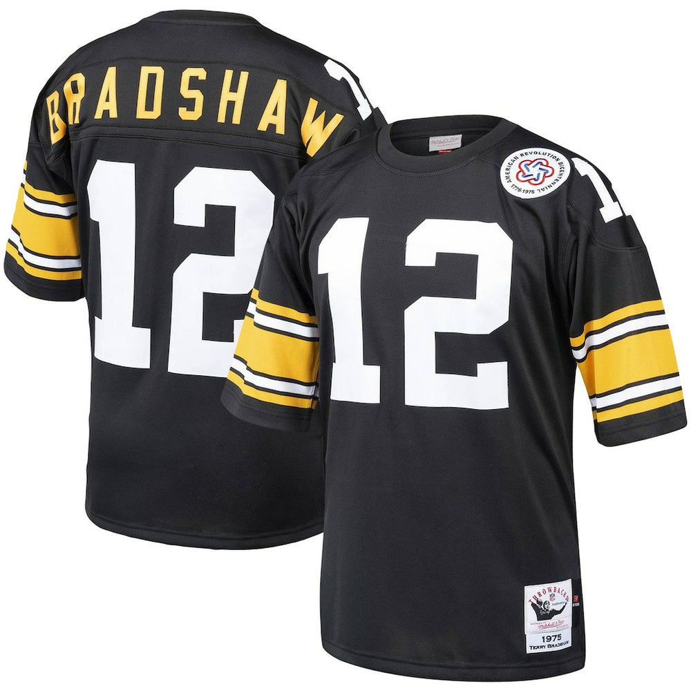 NFL Pittsburgh Steelers Terry Bradshaw Authentic Throwback Retired Player Jersey