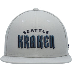 Seattle Kraken Fanatics Wordmark Logo Snapback Hat