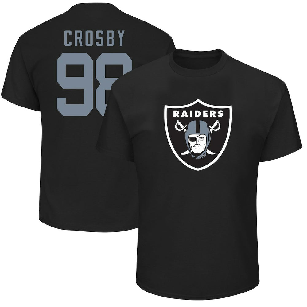 NFL Las Vegas Raiders Maxx Crosby Big & Tall Player Name & Number T-Shirt