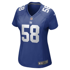 NFL New York Giants Casey Kreiter Women's Game Jersey