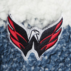 Washington Capitals G-III 4Her by Carl Banks Women's Plaid Sherpa Quarter-Zip Jacket
