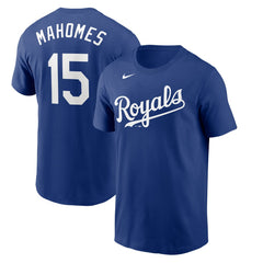 Patrick Mahomes Kansas City Royals Name & Number T-Shirt - Royal | Nike