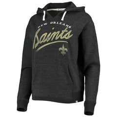 NFL New Orleans Saints '47 Women's Cross Script Emerson Hoodie