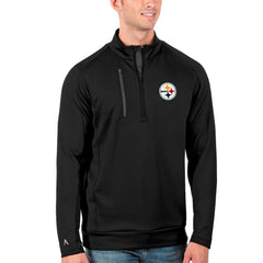 NFL Pittsburgh Steelers Antigua Generation Quarter-Zip Pullover Jacket