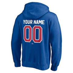 Chicago Cubs Cooperstown Winning Streak Personalized Name & Number Pullover Hoodie - Royal