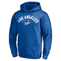 Los Angeles Dodgers Cooperstown Winning Streak Personalized Name & Number Pullover Hoodie - Royal