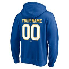 Milwaukee Brewers Cooperstown Winning Streak Personalized Name & Number Pullover Hoodie - Royal