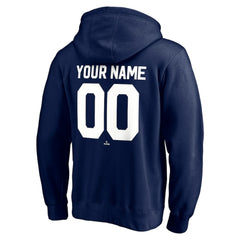 New York Yankees Cooperstown Winning Streak Personalized Name & Number Pullover Hoodie - Navy