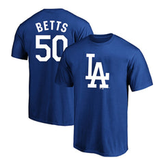 Mookie Betts Los Angeles Dodgers Big & Tall Name & Number T-Shirt - Royal