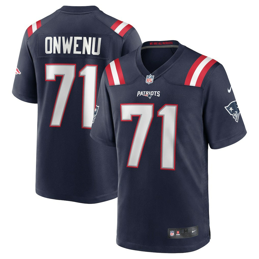 NFL New England Patriots Mike Onwenu Team Game Jersey