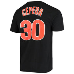 Orlando Cepeda San Francisco Giants Name & Number T-Shirt - Black | Nike