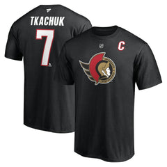 Brady Tkachuk Ottawa Senators Fanatics Authentic Stack Name & Number T-Shirt
