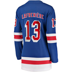 Alexis Lafrenière New York Rangers Fanatics Women's Breakaway Player Jersey