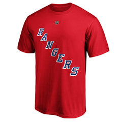 Alexis Lafrenière New York Rangers Fanatics Authentic Stack Name & Number T-Shirt