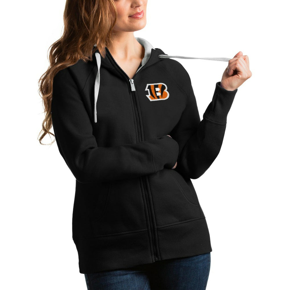 NFL Cincinnati Bengals Antigua Women's Victory Full-Zip Hoodie