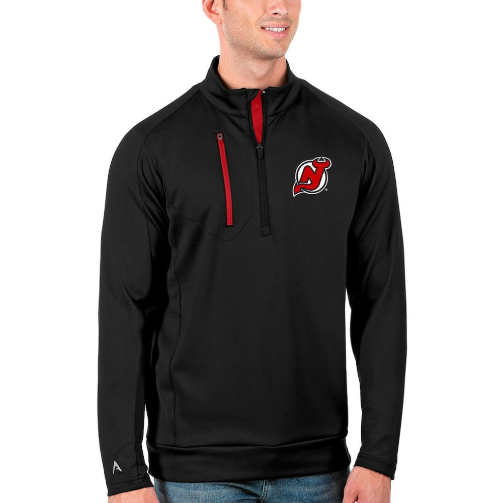New Jersey Devils Antigua Generation Quarter-Zip Pullover Jacket