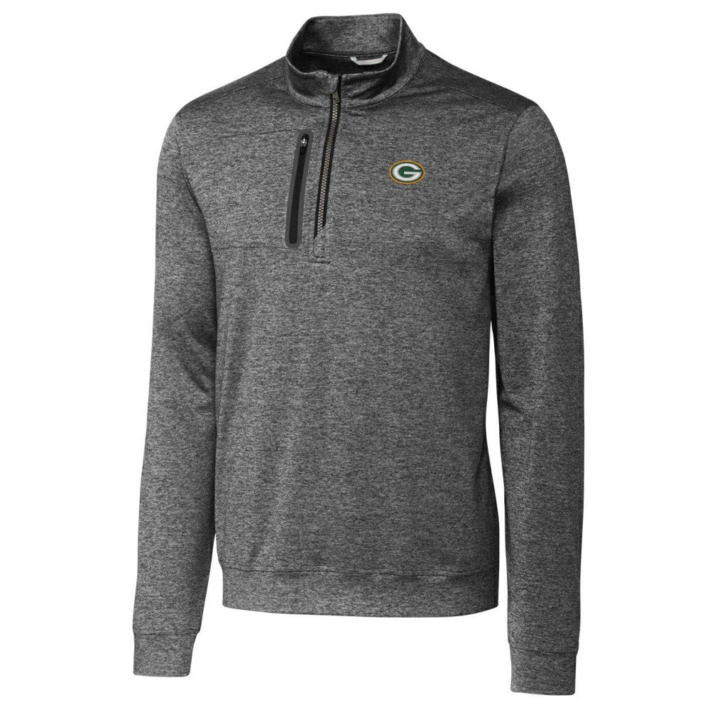 NFL Green Bay Packers Cutter & Buck Stealth Quarter-Zip Jacket