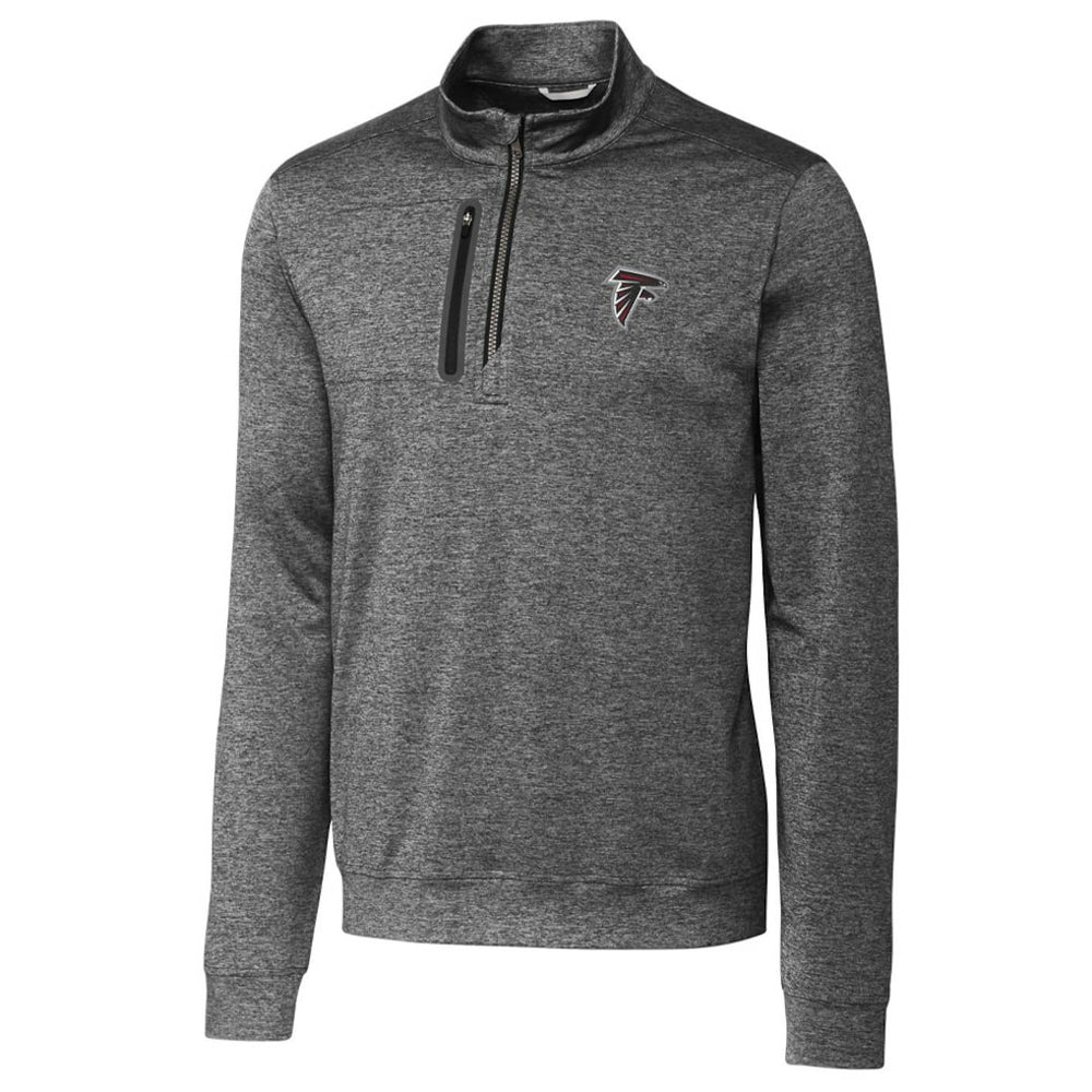 NFL Atlanta Falcons Cutter & Buck Stealth Quarter-Zip Jacket