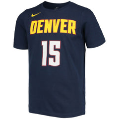 Nikola Jokic Denver Nuggets Youth Logo Name & Number Performance T-Shirt sale - Navy | Nike sale