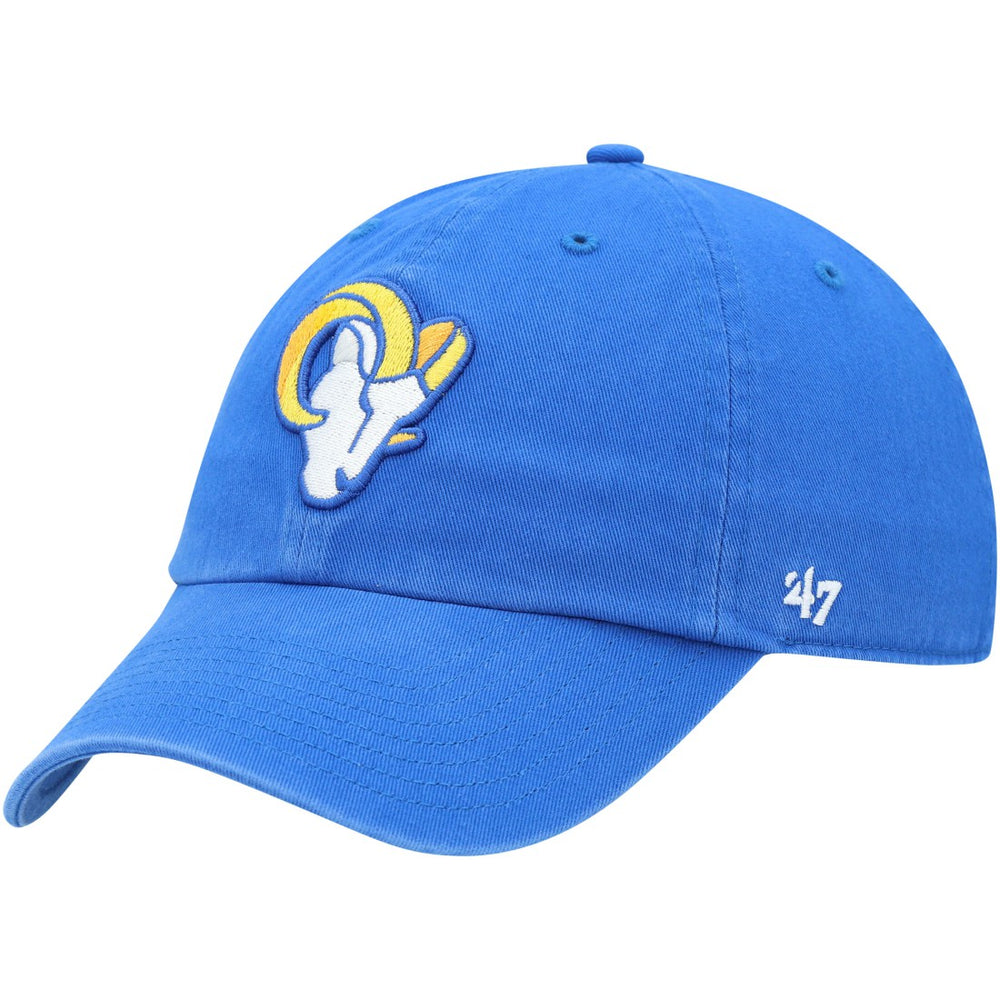 NFL Los Angeles Rams '47 Clean Up Primary Logo Adjustable Hat