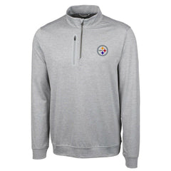 NFL Pittsburgh Steelers Cutter & Buck Big & Tall Stealth Quarter-Zip Pullover Jacket