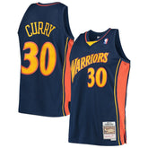 Stephen Curry Golden State Warriors Hardwood Classics Swingman Jersey sale - Navy | Mitchell & Ness for sale
